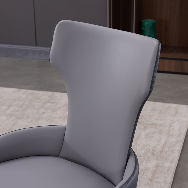 Chaise latérale de style contemporain de style contemporain en métal de 21 '' chaise large