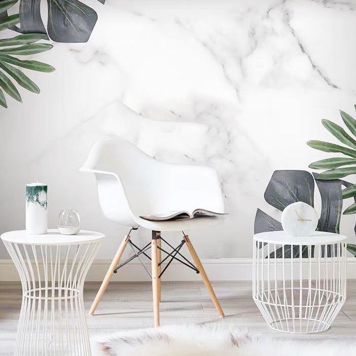 Modern Chairs Dining Arm Chairs with Wooden Legs for Kitchen