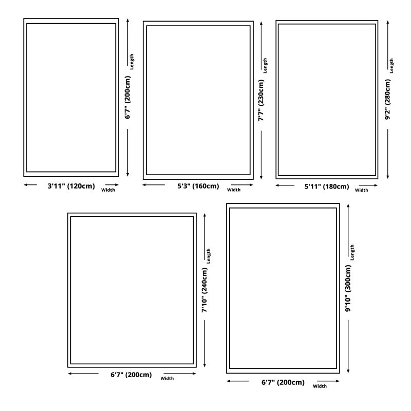 Classical Olden Area Rug Whitewash Polyester Indoor Carpet Polyester Washable Rug for Living Room