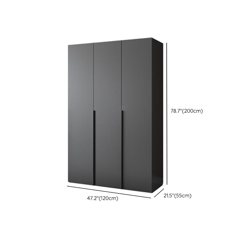 Modern Wooden Wardrobe Cabinet Bedroom Soft Close Doors Armoire