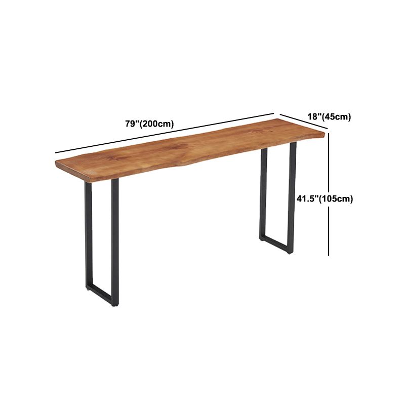 Luxury Rectangle Bar Table Set 1/2/4/5 Pieces Pine Wood Counter Table with Stools