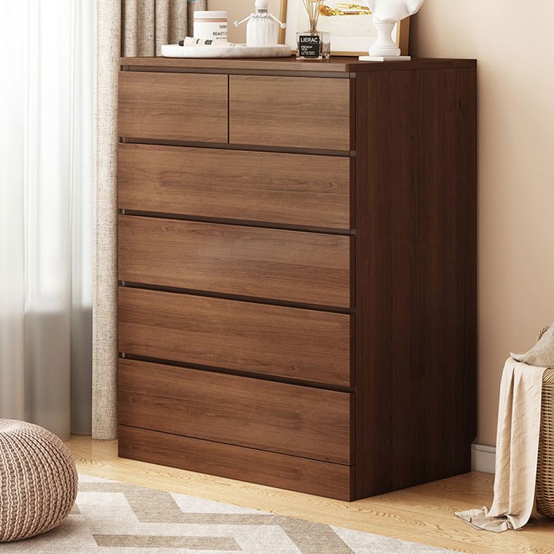 Modern Dresser Solid Wood Storage Chest with 3/4/5/6 Drawers