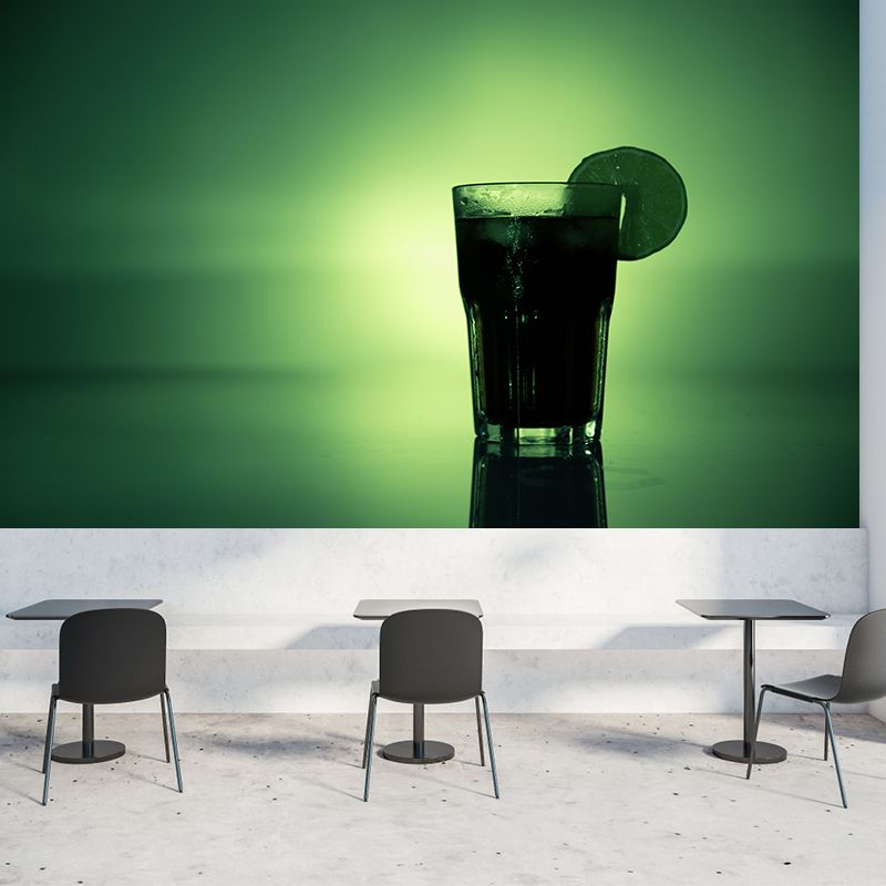 Wine Full Size Waterproofing Contemporary Wall Covering for Wine Bar, Custom Size Available