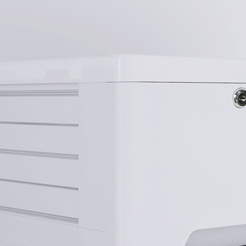 Plastic Home Non-Hanging Armoire Modern Style Storage Cabinet with Caster Wheels