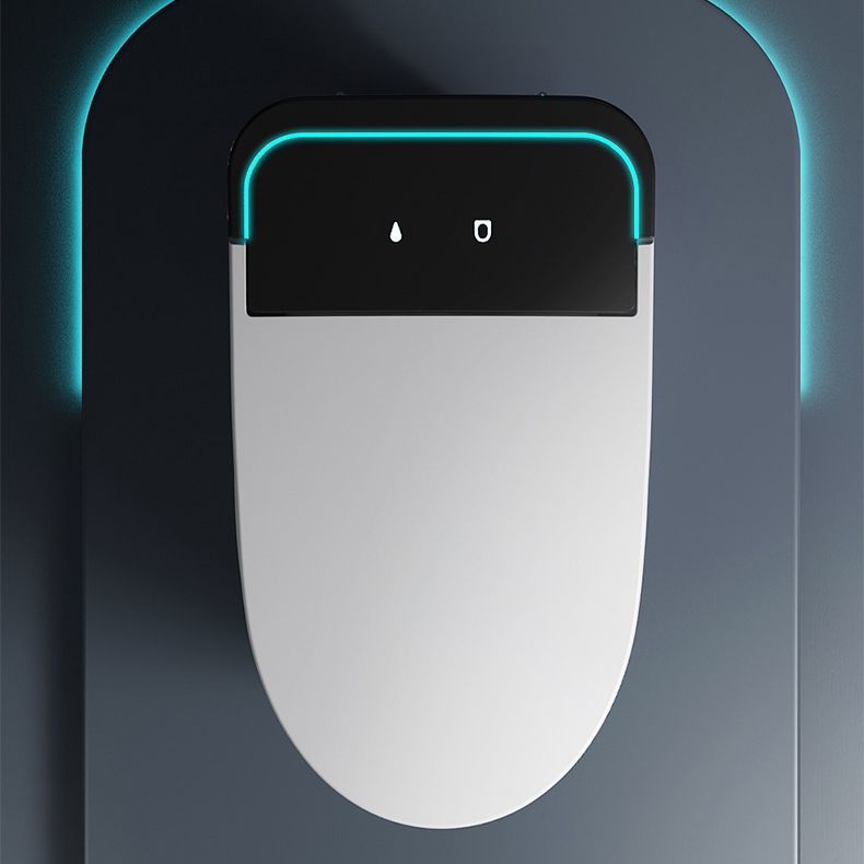 Modern Floor Mount Skirted Toilet Bowl Siphon Jet Toilet with Seat for Bathroom