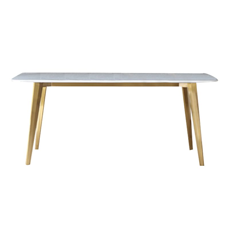 1/4/5/7 Pcs Metal Glam Dining Room Set with Rectangle Table Dining Set