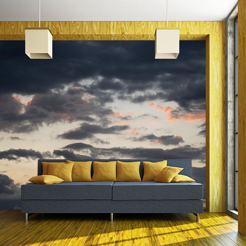 Cloud Landscape Mural Wallpaper Mildew Resistant Modern Living Room Decoration