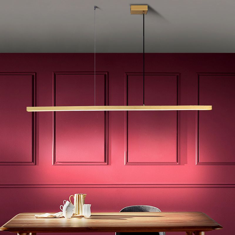 Zeitgenössische Küchenheize helle lineare hängende Deckenleuchte 1 Licht 1 Licht