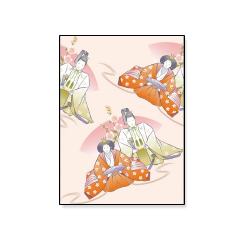Japanse Geisha canvas print pastel kleur gastenkamer muur kunst decor, meerdere maten