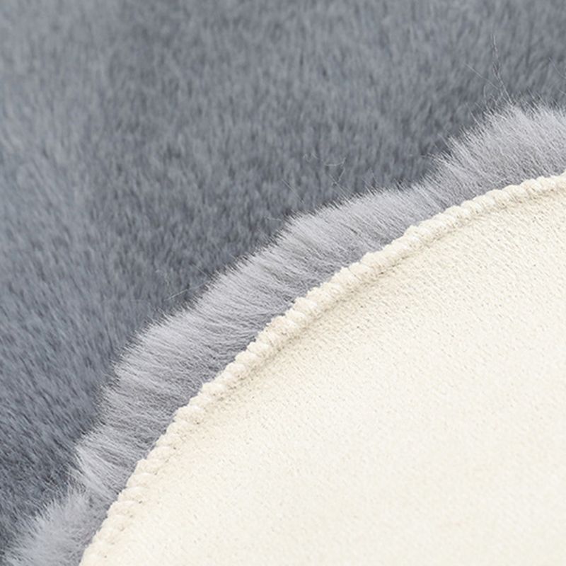 Tapis rectangulaire de couleur unie, résistant aux taches, pour la décoration de la maison