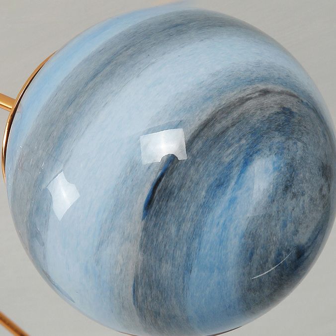 Modern Ceiling Light Glass Shade Flush Mount Lighting Fixture for Bedroom