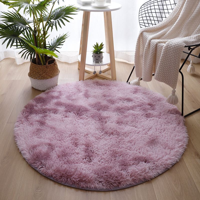Round Area Rug Polyester Tapijt binnen Tapijt voor slaapkamerdecoratie