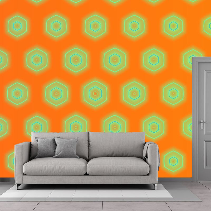 Simple Geometric Pattern Mural for Home Decor Contemporary Wall Art, Personalized Size