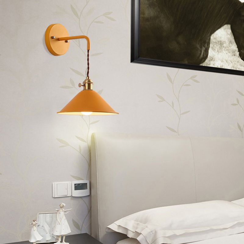 Modernism Macaron Wall Light Cone Shaded Lighting for Foyer Room