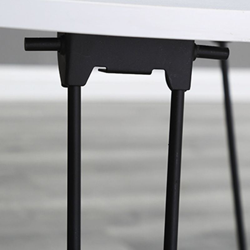 8.6"/12.9"/16.5" Tall Modern 3 Leg Ironcraft Wood Round Top Coffee Table