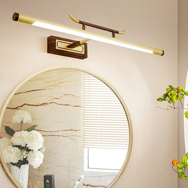 American Style Metal Vanity Light Straight LED Mirror Light for Bathroom