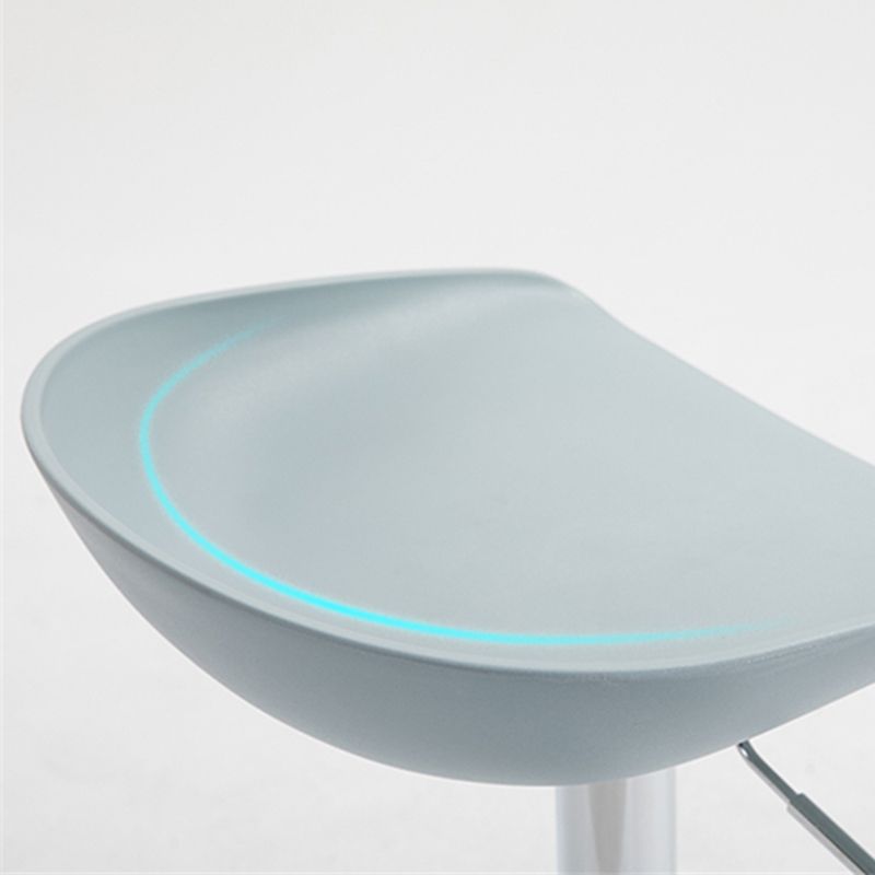Industrial Style Plastic Seats Barstool Rotating Lifting Metal Leg Bar Stool for Indoor