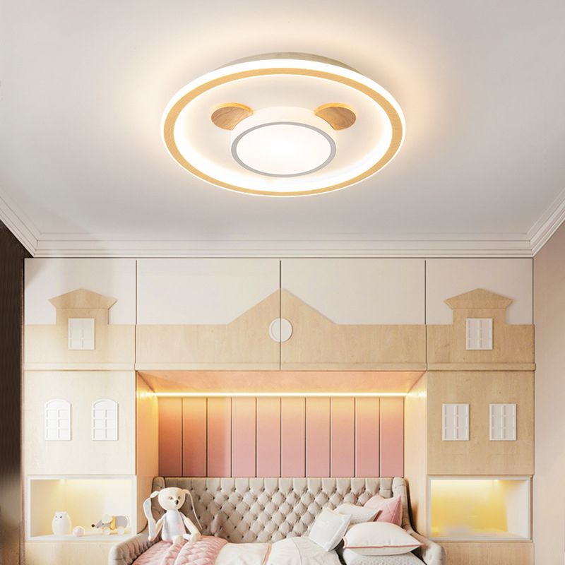 Estilo nórdico de montaje de la luz del techo de la montura de la luz del techo de la madera