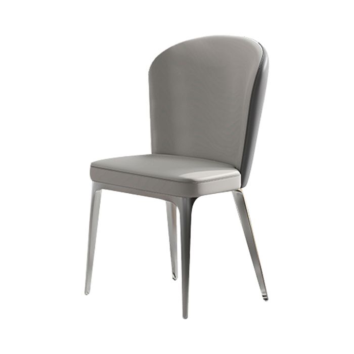 Nordic 1/4/5/7 Pieces Rectangle Dining Set Sintered Stone Top Table with Leather Chairs