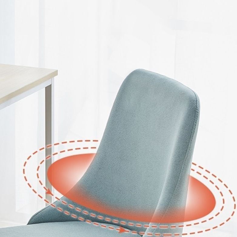 Solid Wood Dining Chair Industrial Style Swivel Side Chair for Dining Room