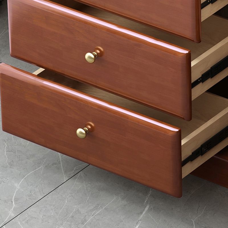 American Traditional Storage Chest Solid Wood Dresser with 6 Drawers