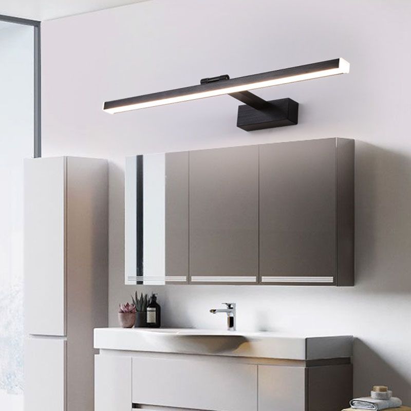 Moderne lineare Waschtischleuchten Acryl 1-Licht-Wandbeleuchtung für Badezimmer
