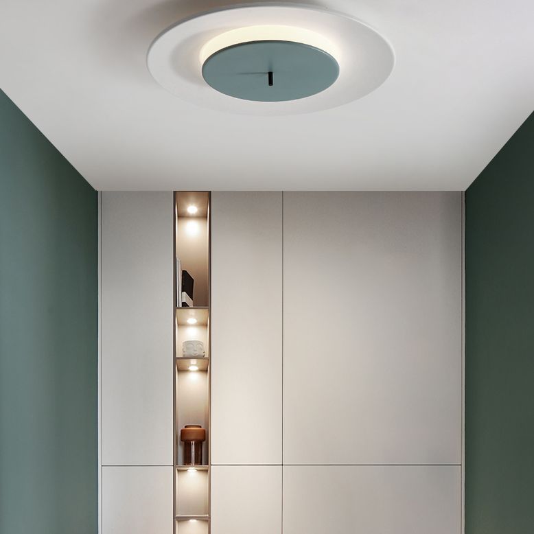 Dubbele ringen plafondinbouwlampen Modern acryl 1-lichts plafondlamp