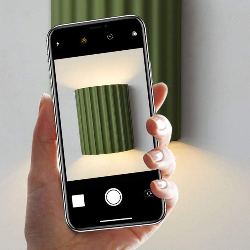 Flush Mount Wall Light Contemporary Polish Finish Lighting for Dining Room