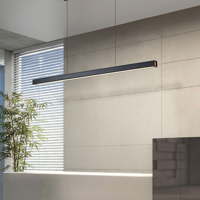 Mew Modern Island Lighting Linear 1-Light LED Pendant Lights for Dining Room