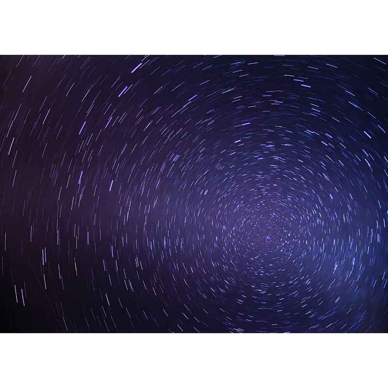 Huge Night Sky Wallpaper Mural Washable Modern Living Room Wall Covering in Blue-Purple