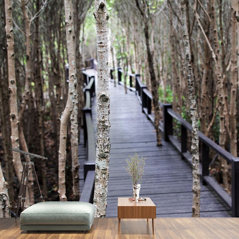 Eco-friendly Space Extension Mural Horizontal Photography for Room