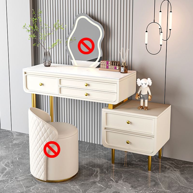 Luxurious Make-up Vanity 3/5 Drawers Stain Resistant Dresser