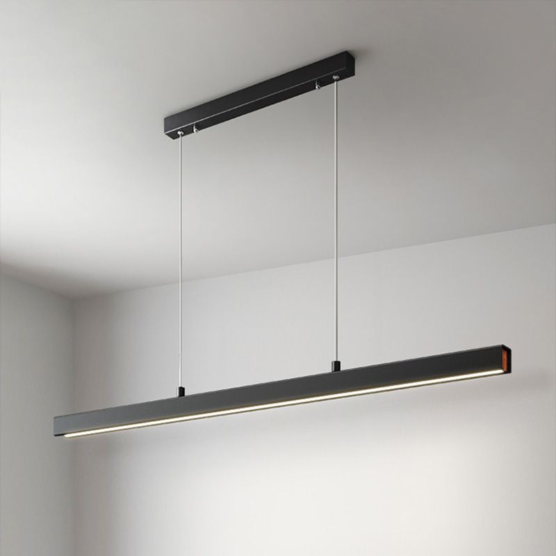 Modern Simple Style Island Lamp LED Aluminum Dining Room Pendant Light