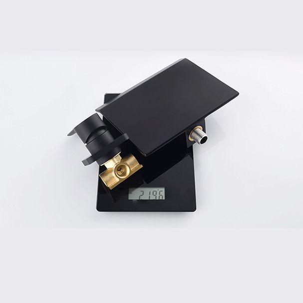 Fixed Roman Tub Faucet Trim Single Handle Wall Mounted Waterfall Tub Filler