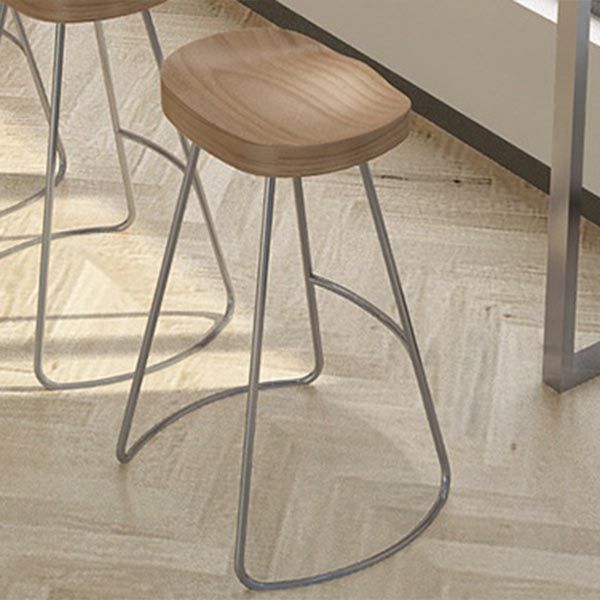 1/5 Pieces Modern Rectangular Pub Table Set Wooden Counter Table with Backless Stools