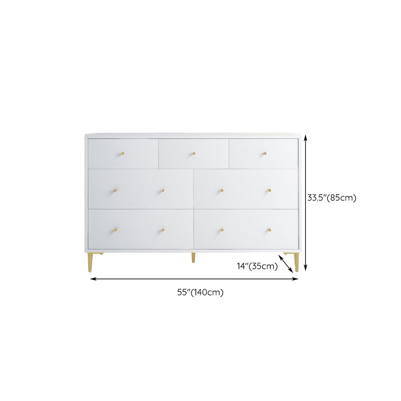 13.65-inch Width Storage Chest Contemporary Dresser with 4/7 Drawers