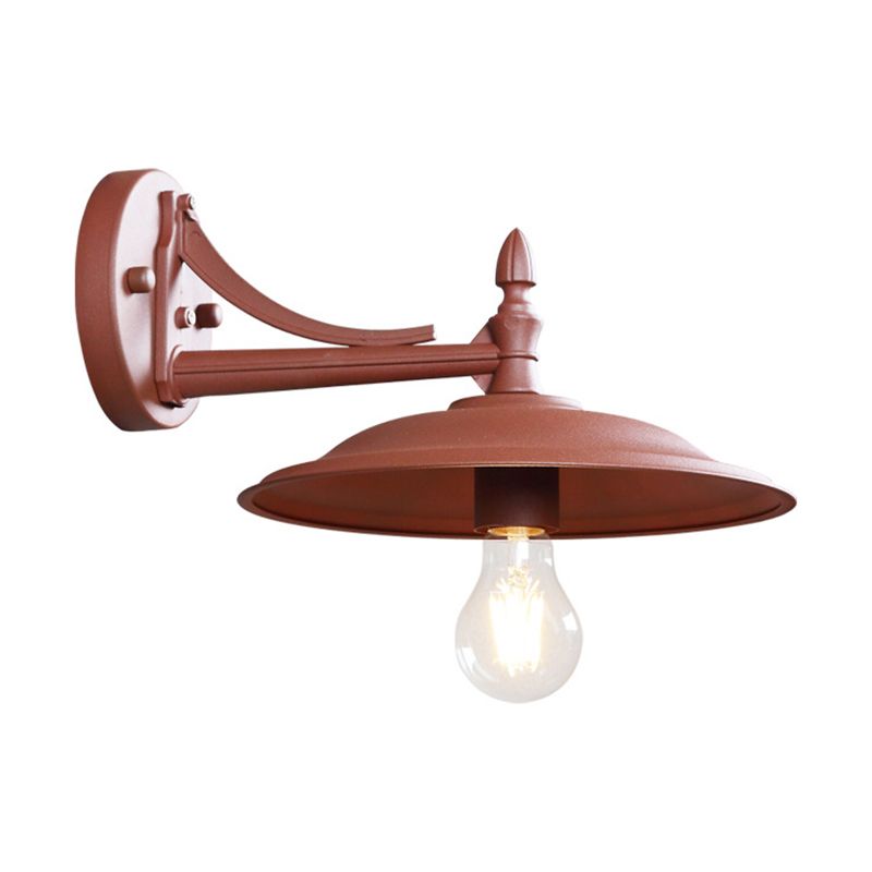 Geometric Shape Metal Wall Light Industrial Style 1 Light Wall Light Sconce