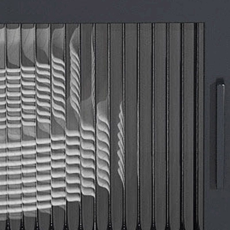 Dining Room Modern Prep Table Rectangular Kitchen Trolley with Storage Cabinet