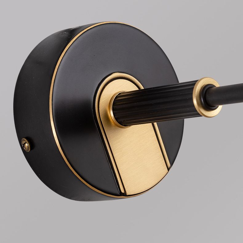 1 Light Linear Mirror Wall Lighting Modern Style Metal Wall Mounted Light Fixture