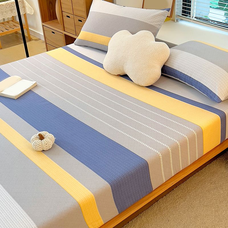 100 Cotton Bed Sheet Set Soft & Smooth Breathable Bed Sheet Set with Non-Pilling