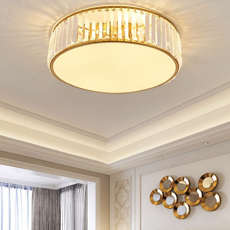Éclairage de plafond encastré en cristal, plafonniers modernes pour salon