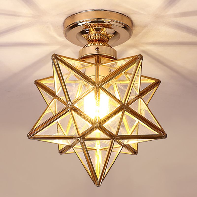 Nordic Simple Industrial Style LED Flush Mount Lighting for Corridor Balcony