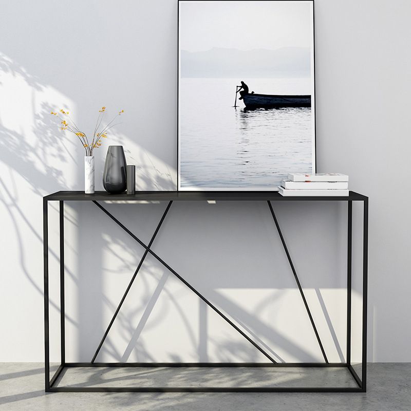 31.5" Tall Modern Console Table Frame Base Accent Table for Hall