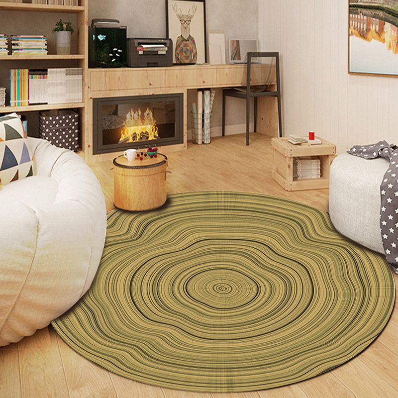 Rond dekpatroon Tapijt Polyester Moderne binnen Taprijken Vlekbestendig gebied Tapijt voor woonkamer
