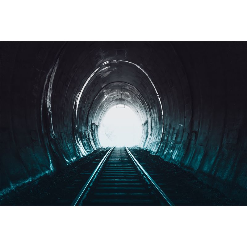 Contemporary Stain Resistant Wall Decor Spatial Extension Mural for Living Room