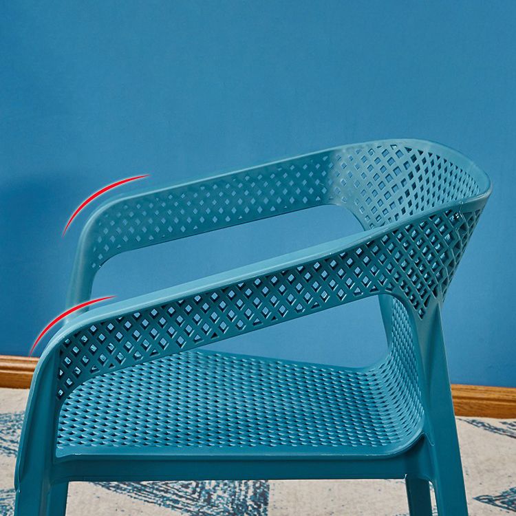 Glamstil 20 '' Weit plastischer Seitenstuhl fester Rückenstuhl mit 4 Beinen für den Heimgebrauch