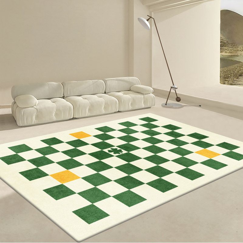 Tappeto moderno del tappeto area di colore del salotto in poliestere tappeto anti-slip easy care tappeto