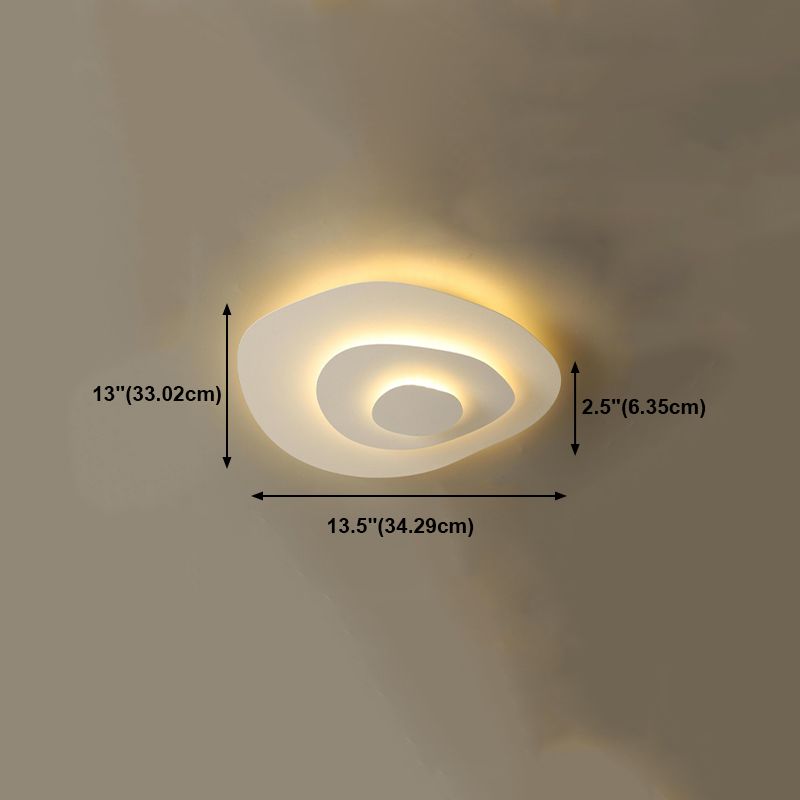 Metallic Flush Mount Ceiling Light Modern Flush Mount Ceiling Fixture