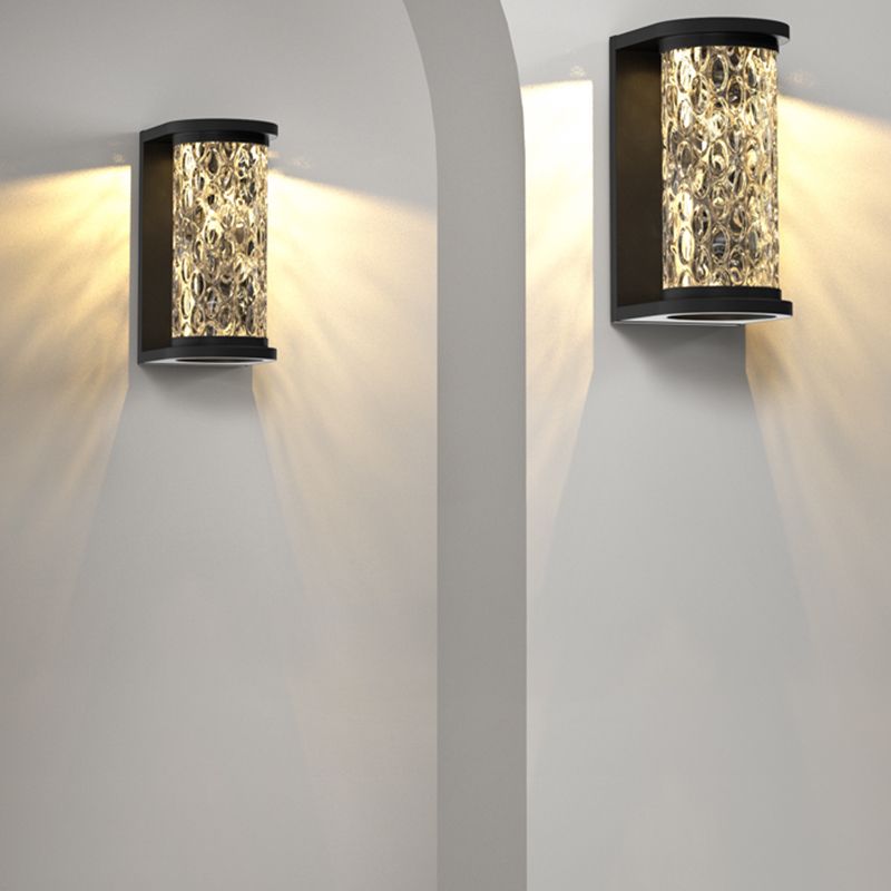 Modernism Wall Sconce Waterproof Sconce Light Fixture for Courtyard
