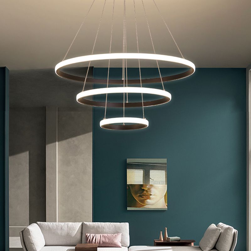 Contemporary Chandelier Lighting Fixture Multi-tier Chandelier Pendant Light for Bedroom